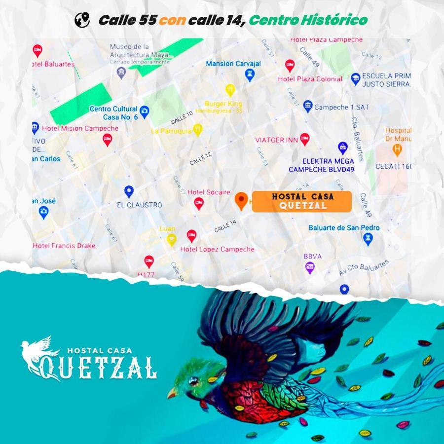 كامبيش Hostel Casa Quetzal المظهر الخارجي الصورة